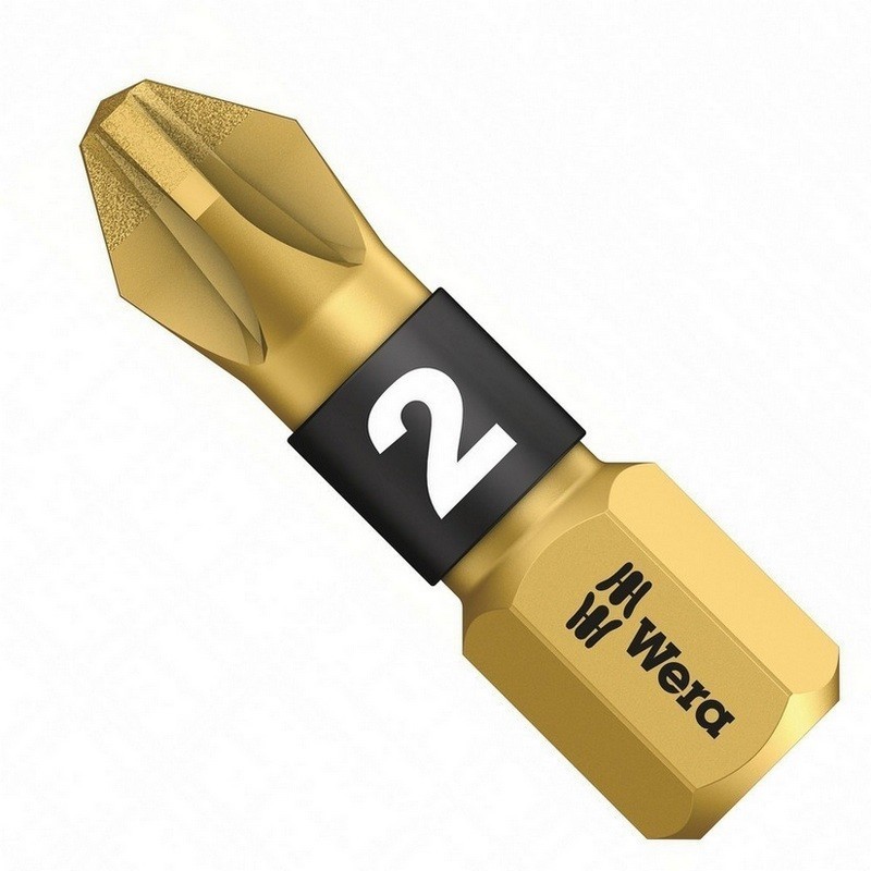 Wera 855/1 BDC SB Pozidriv Bits PZ2x25mm 05073337001