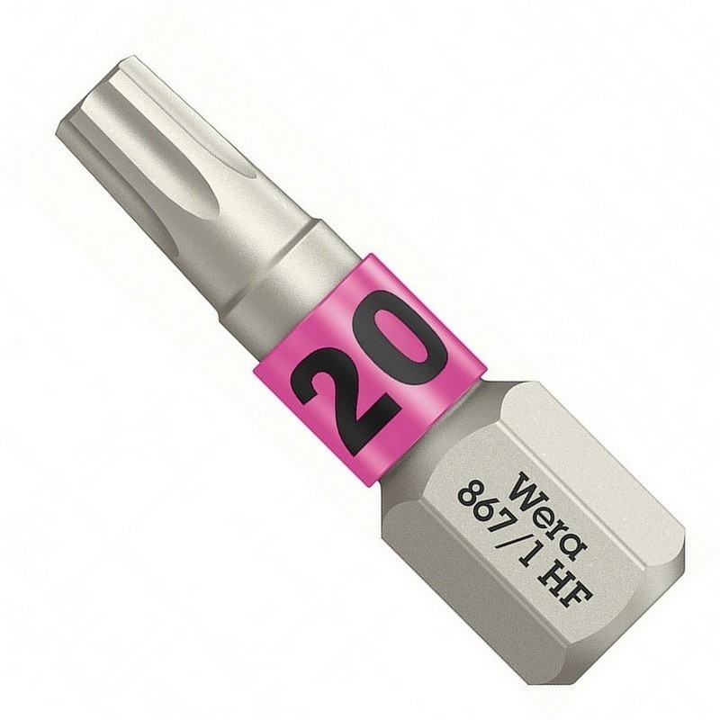 Wera 867/1 Torx HF Bits TX20x25mm 05066142001