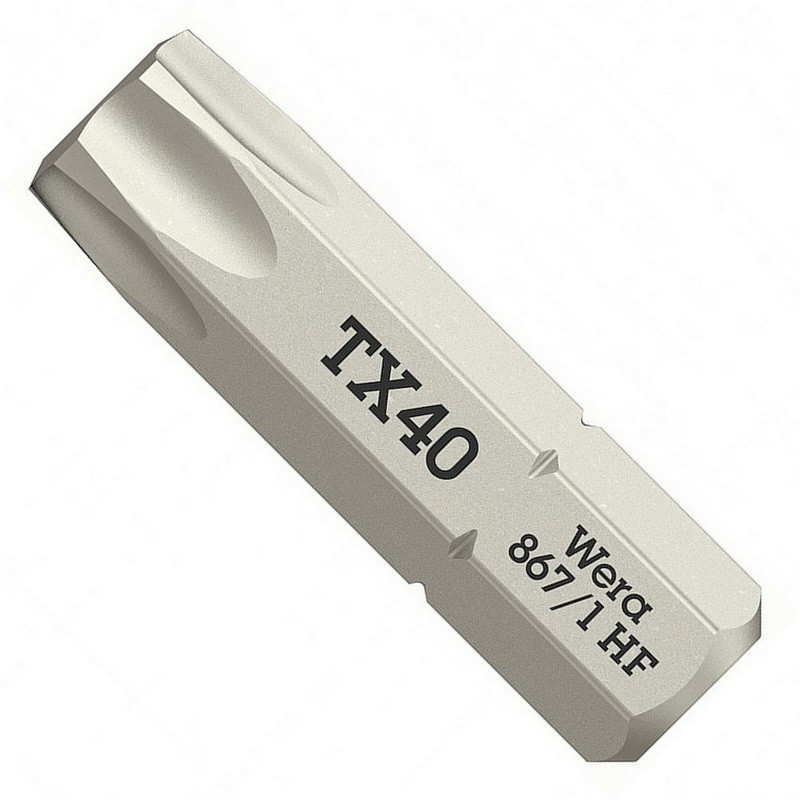 Wera 867/1 Torx HF Bits TX40x25mm 05066145001