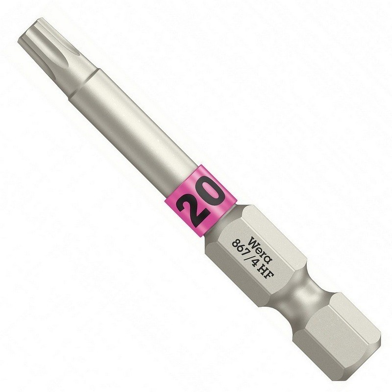 Wera 867/4 Torx HF Bits TX20x50mm 05060508001