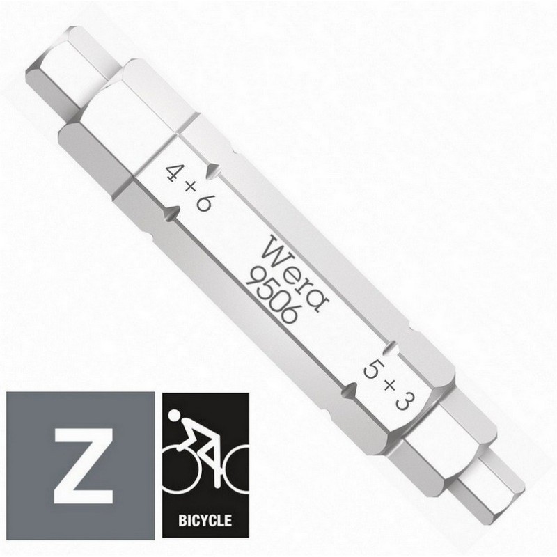 Wera 9506 SB 4-in-1 HexPlus Bits 37mm 05073201001