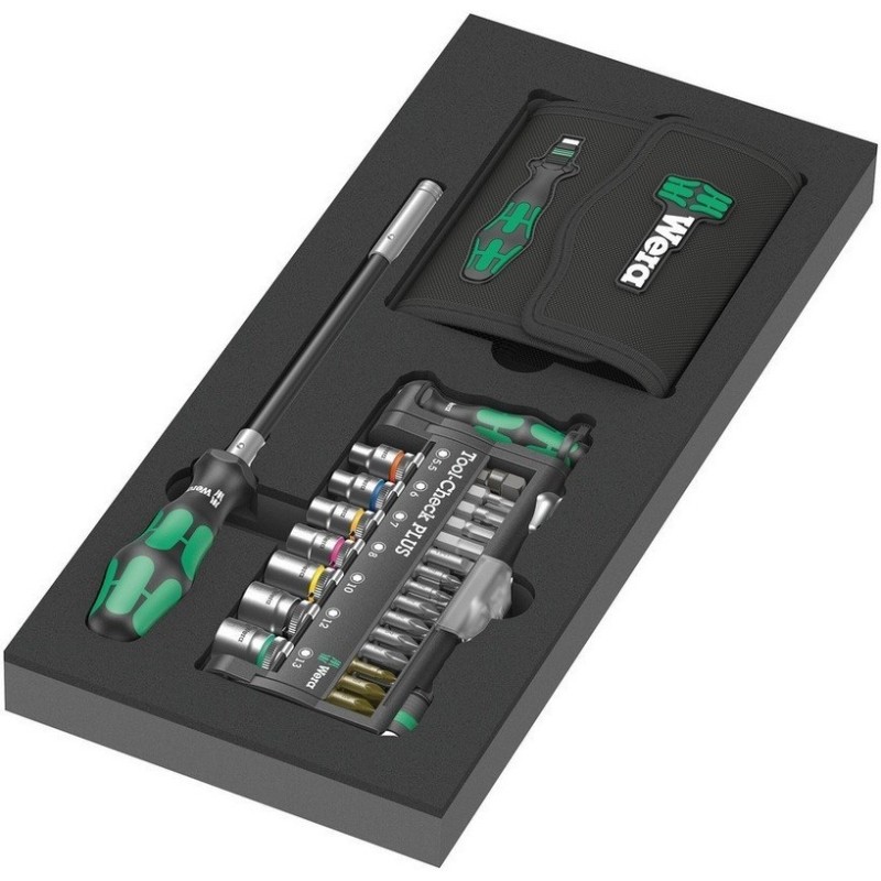 Wera 9750 Özel Kesim Sünger KK ve Tool-Check PLUS Set 1 57P 05150150001