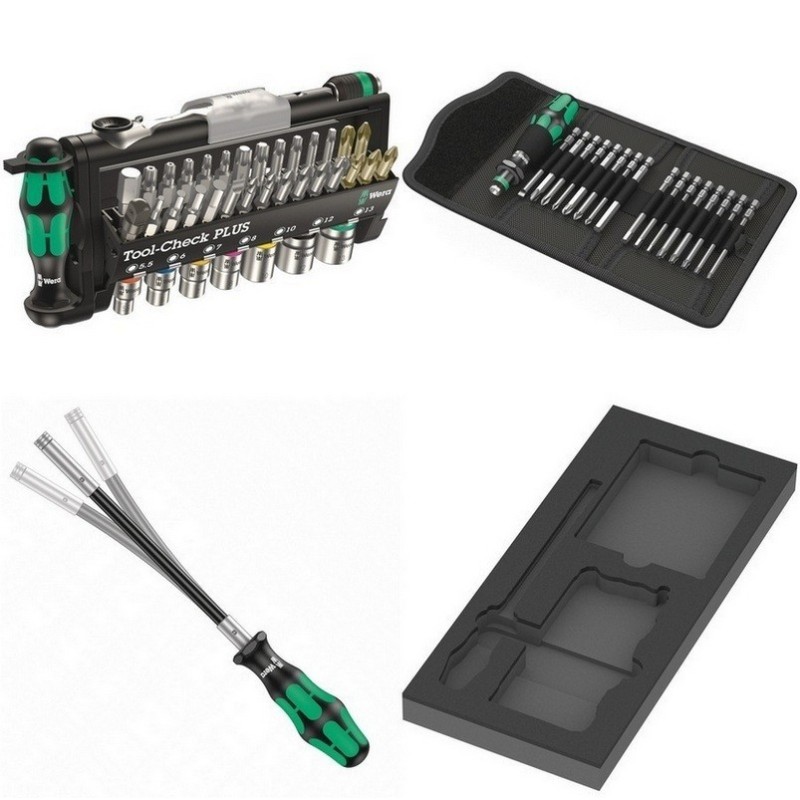 Wera 9750 Özel Kesim Sünger KK ve Tool-Check PLUS Set 1 57P 05150150001