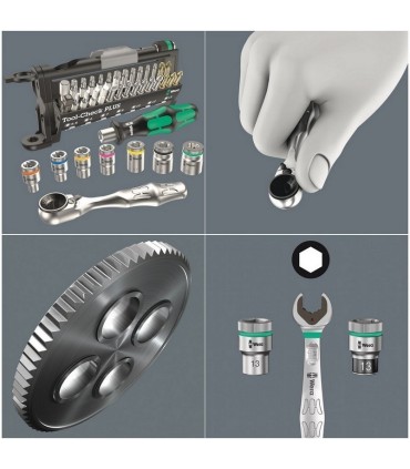 Wera 9750 Özel Kesim Sünger KK ve Tool-Check PLUS Set 1 57P 05150150001