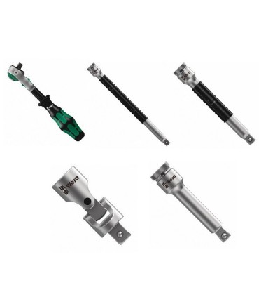 Wera 9720 Özel kesim Sünger 8000A Zyklop 1/4" Cırcır Lokma Set 1 37P 05150110001