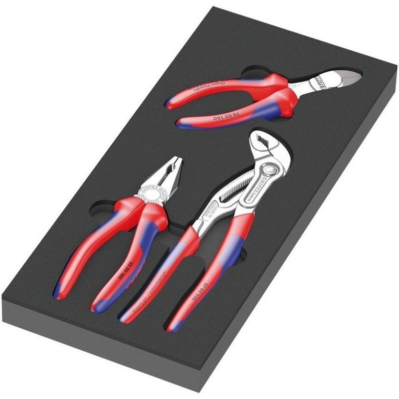 Wera 9780 Özel Kesim Sünger Knipex Pense Set 1 3P 05150180001