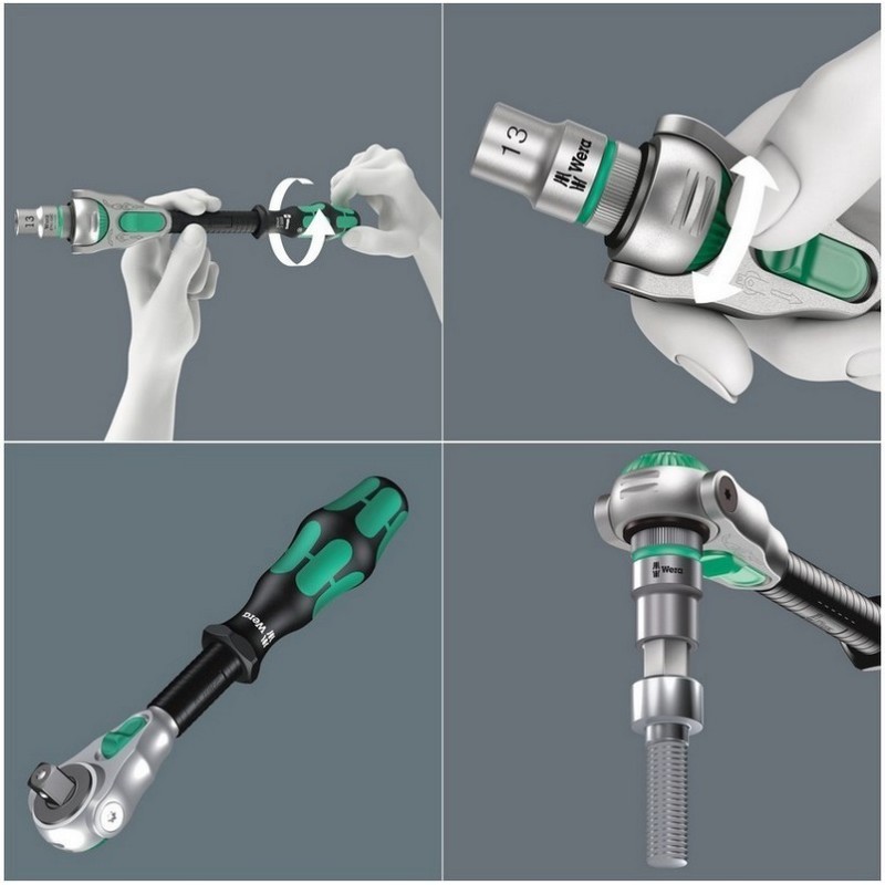 Wera 9722 Özel kesim Sünger 8000C Zyklop 1/2" Cırcır Lokma Set 1 31P 05150112001