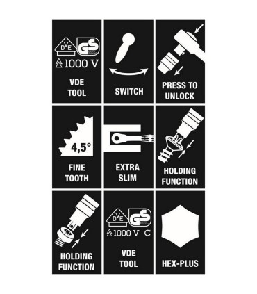 Wera 9726 Özel kesim Sünger 8000B Zyklop 3/8" VDE Cırcır Lokma Set 1 28P 05150116001