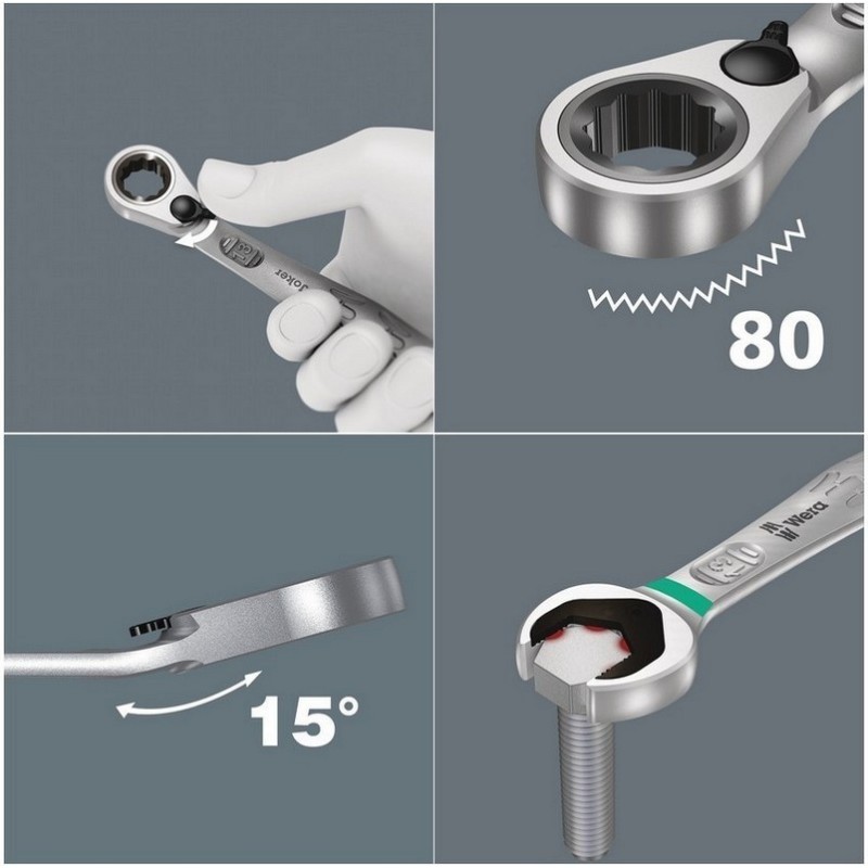 Wera 9733 Özel Kesim Sünger 6001 Joker Switch Kombine Anahtar Set 1 11P 05150123001