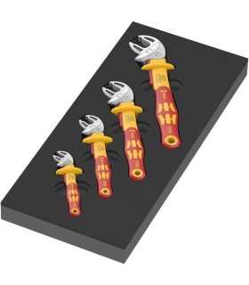 Wera 9734 Özel Kesim Sünger 6004 Joker VDE Cırcırlı Kurbağacık Anahtar Set 1 4P 05150124001