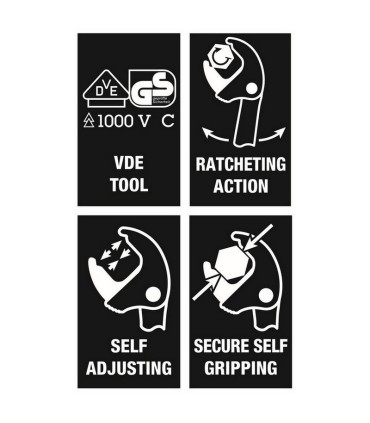 Wera 9734 Özel Kesim Sünger 6004 Joker VDE Cırcırlı Kurbağacık Anahtar Set 1 4P 05150124001