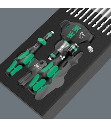 Wera 9752 Özel Kesim Sünger KK Bits Tutuculu Cırcırlı Tornavida Bits Set 1 28P 05150152001