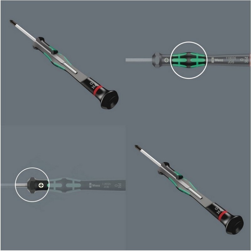 Wera 9710 Özel kesim Sünger Karışık Tornavida Set 1 18P 05150101001