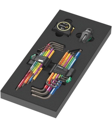 Wera 9740 Özel kesim Sünger Renkli Allen Anahtar Seti 20P 05150140001