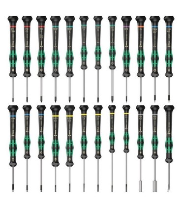 Wera 9715 Özel kesim Sünger Kraftform Mikro Tornavida Set1 24P 05150106001