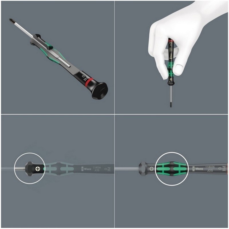 Wera 9715 Özel kesim Sünger Kraftform Mikro Tornavida Set1 24P 05150106001