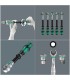 Wera 9721 Özel kesim Sünger 8000B Zyklop 3/8" Cırcır Lokma Set 1 23P 05150111001