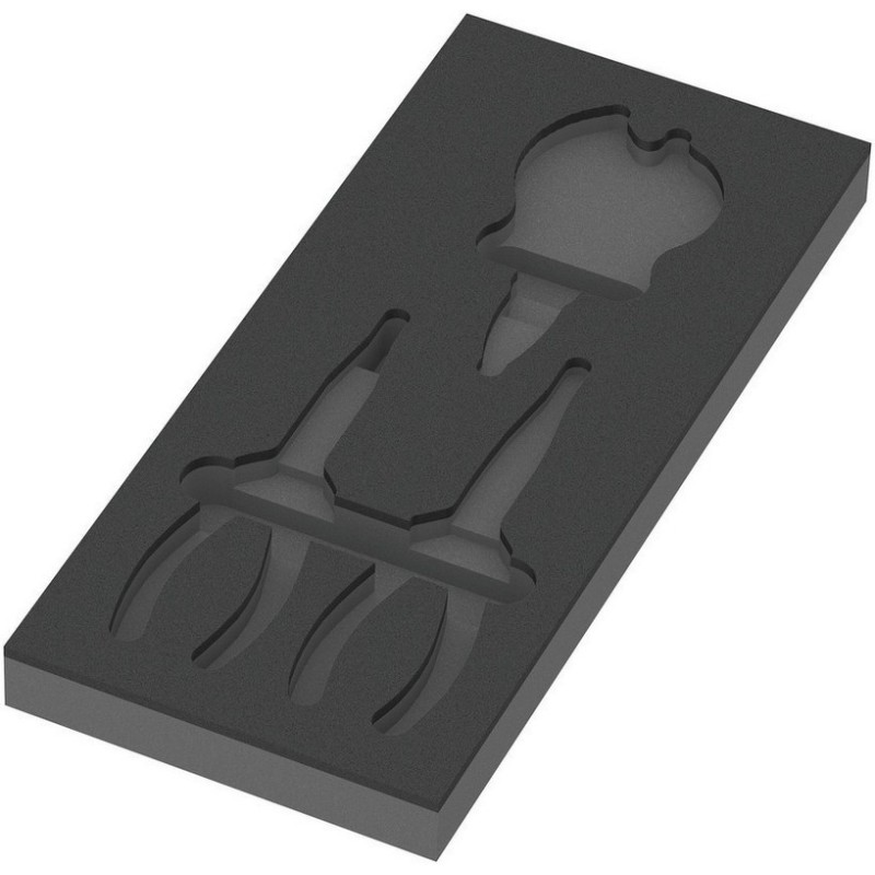 Wera 9781 Özel Kesim Sünger Knipex Pense Set 2 3P 05150181001