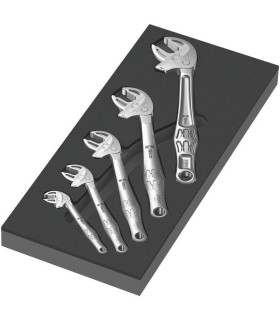 Wera 9732 Özel Kesim Sünger 6004 Joker Cırcırlı Kurbağacık Anahtar Set 1 5P 05150122001