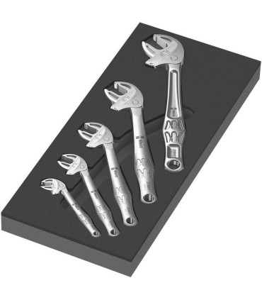 Wera 9732 Özel Kesim Sünger 6004 Joker Cırcırlı Kurbağacık Anahtar Set 1 5P 05150122001