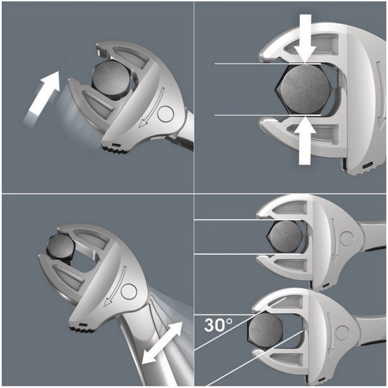Wera 9732 Özel Kesim Sünger 6004 Joker Cırcırlı Kurbağacık Anahtar Set 1 5P 05150122001