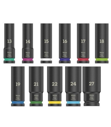 Wera 9725 Özel kesim Sünger Zyklop C 1/2" Impaktor Derin Lokma Set 1 11P 05150115001