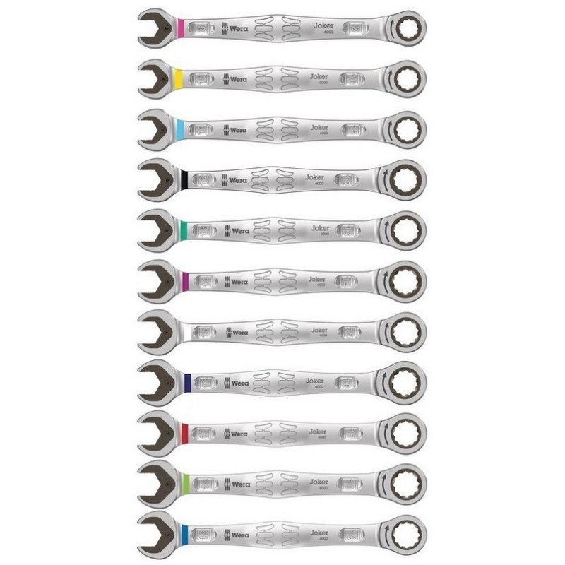 Wera 9730 Özel Kesim Sünger 6000 Joker Kombine Anahtar Set 1 11P 05150120001