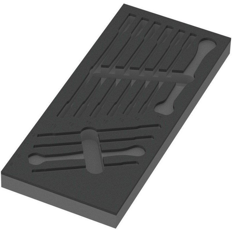 Wera 9730 Özel Kesim Sünger 6000 Joker Kombine Anahtar Set 1 11P 05150120001