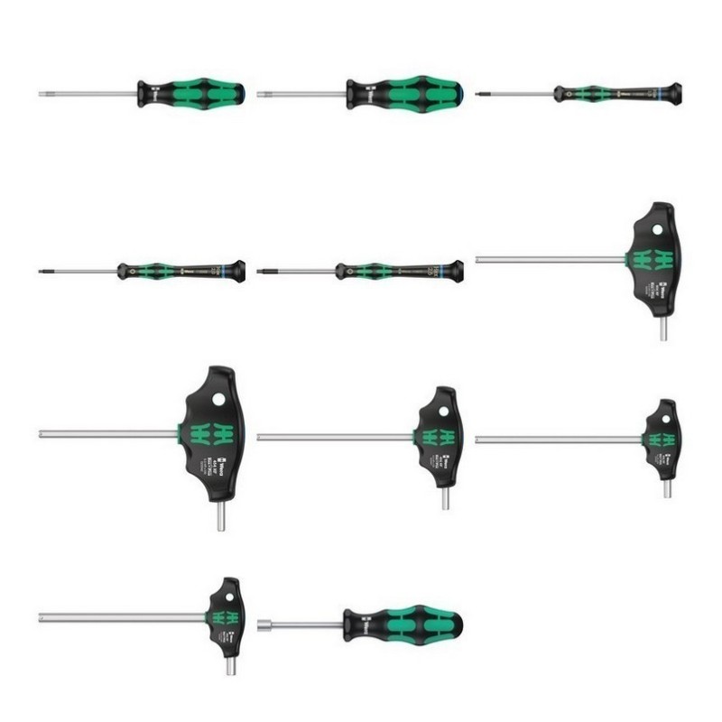 Wera 9713 Özel kesim Sünger Hex Tornavida Set 1 12P 05150104001