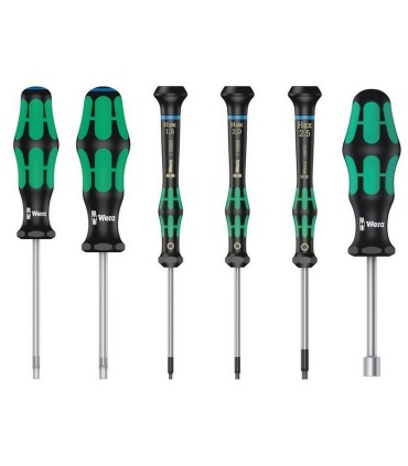 Wera 9713 Özel kesim Sünger Hex Tornavida Set 1 12P 05150104001