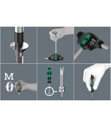 Wera 9713 Özel kesim Sünger Hex Tornavida Set 1 12P 05150104001