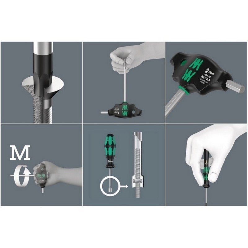 Wera 9713 Özel kesim Sünger Hex Tornavida Set 1 12P 05150104001