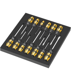 Wera 9714 Özel kesim Sünger Keski Tornavida Set 1 13P 05150105001