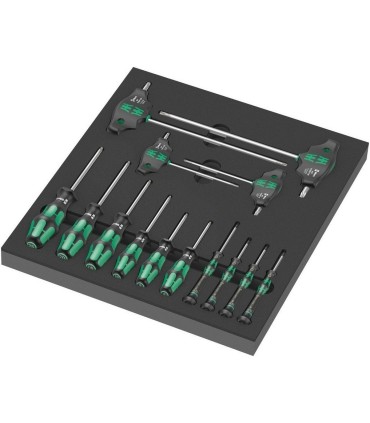 Wera 9712 Özel kesim Sünger Torx HF Tornavida Set 1 14P 05150103001