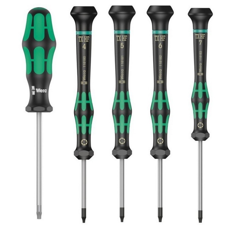 Wera 9712 Özel kesim Sünger Torx HF Tornavida Set 1 14P 05150103001