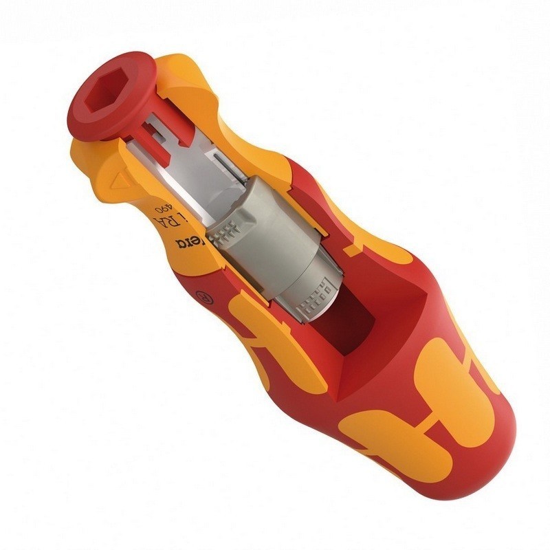 Wera 837i RA VDE Değişken Uçlu İzole Cırcırlı Tornavida Sapı 05057490001