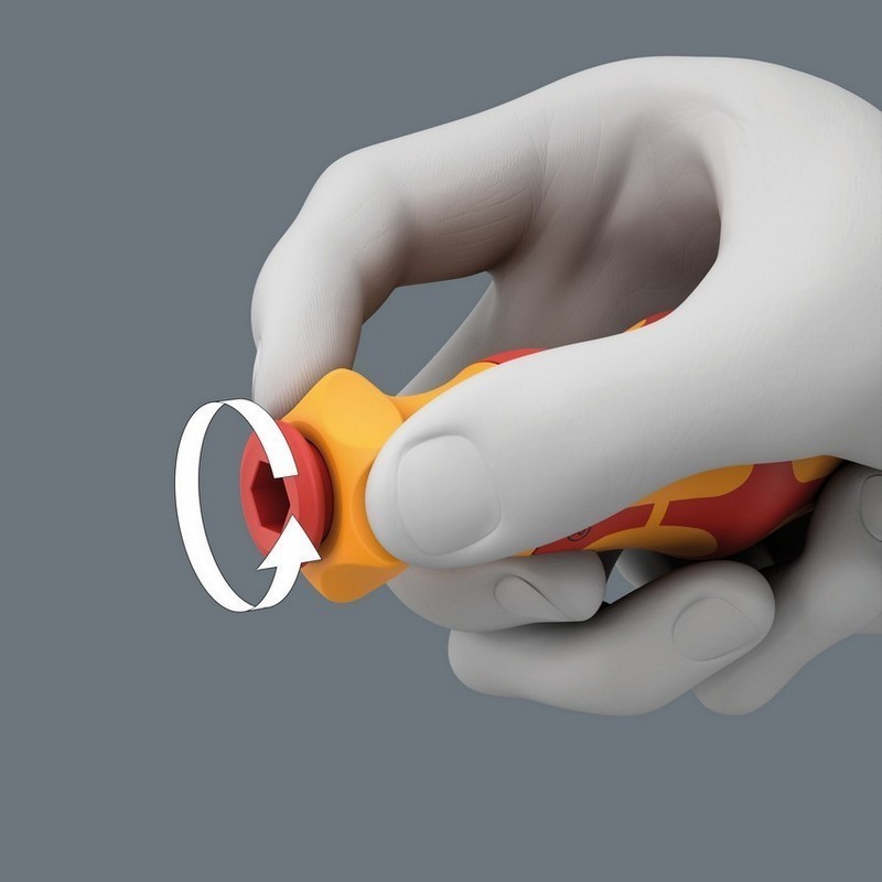 Wera 837i RA VDE Değişken Uçlu İzole Cırcırlı Tornavida Sapı 05057490001