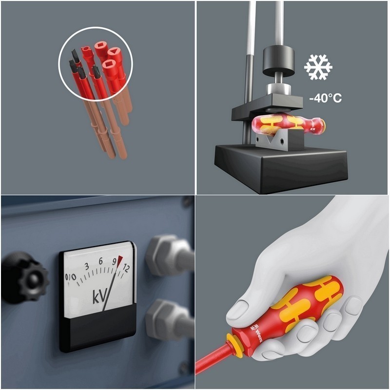 Wera 837i RA VDE Değişken Uçlu İzole Cırcırlı Tornavida Sapı 05057490001