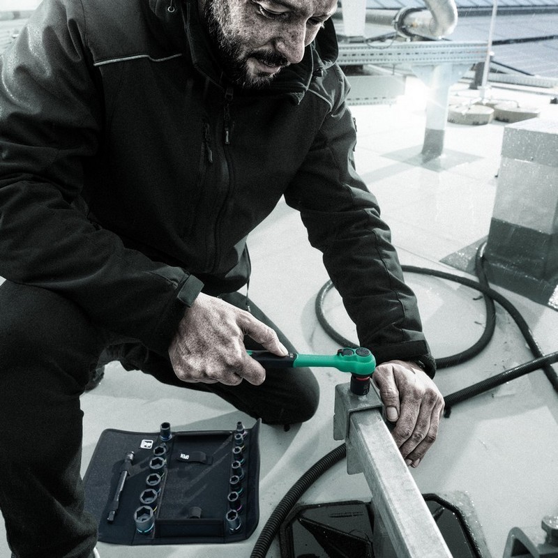 Wera 8010 B Zyklop Comfort Yön Mandallı Cırcır 3/8" 05005540001