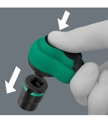 Wera 8010 B Zyklop Comfort Yön Mandallı Cırcır 3/8" 05005540001