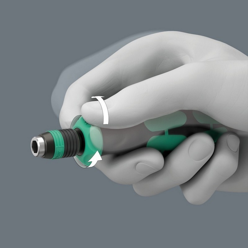 Wera 838 RA-R M Bits Tutuculu Cırcırlı Tornavida ¼" 05051493001