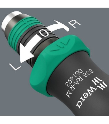 Wera 838 RA-R M Bits Tutuculu Cırcırlı Tornavida ¼" 05051493001