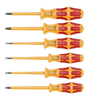 Wera 1060i/1065i/6 VDE İzole Tornavida Set 6P 05051576001