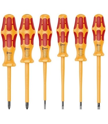 Wera 1060i/1065i/6 VDE İzole Tornavida Set 6P 05051576001