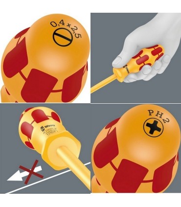 Wera 1060i/1065i/6 VDE İzole Tornavida Set 6P 05051576001