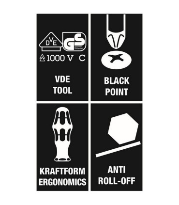 Wera 1060i/1065i/6 VDE İzole Tornavida Set 6P 05051576001