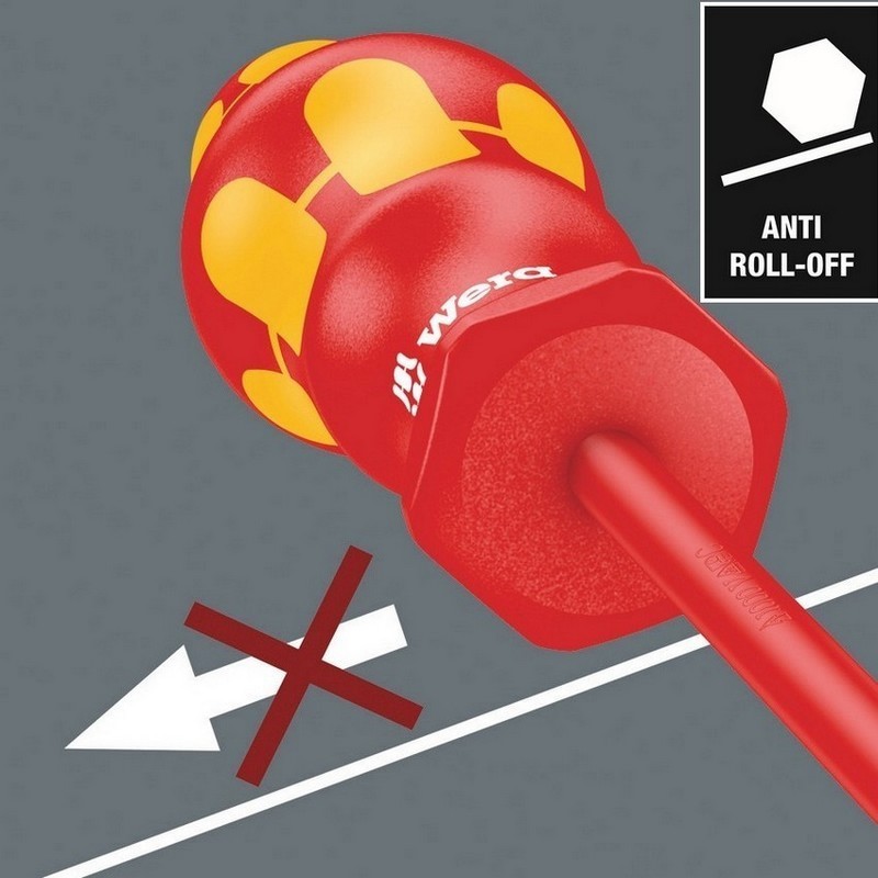 Wera 160i/168i/6 VDE İzole Tornavida Set Raflı 6P 05347777001
