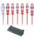 Wera 3160 i/7 VDE İzole Yıldız Düz Tornavida Raflı Set 7P 05022728001