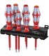 Wera 3165 i/6 VDE İzole Pozidriv Düz Tornavida Set Raflı 6P 05022745001