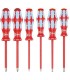 Wera 3165 i/6 VDE İzole Pozidriv Düz Tornavida Set Raflı 6P 05022745001